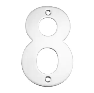Eclipse 34778 Polished Stainless Steel &lpar;G304&rpar; 102mm Face Fix Numeral 8