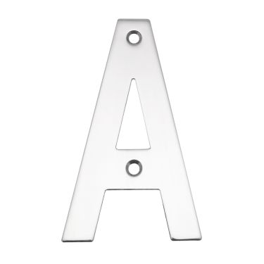 Click Here To Enlarge This Photo Of Eclipse 34781 Polished Stainless Steel &lpar;G304&rpar; 102mm Face Fix Letter A