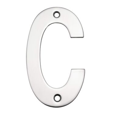 Click Here To Enlarge This Photo Of Eclipse 34783 Polished Stainless Steel &lpar;G304&rpar; 102mm Face Fix Letter C