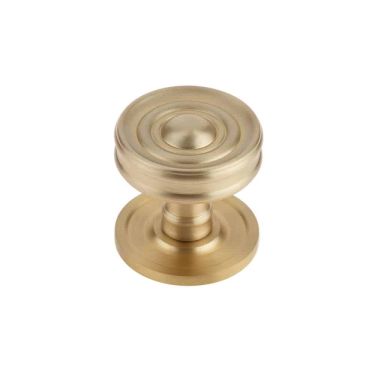 Click Here To Enlarge This Photo Of BUR101SB Frelan Hardware Burlington Bloomsbury Mortice Door Knob Satin Brass