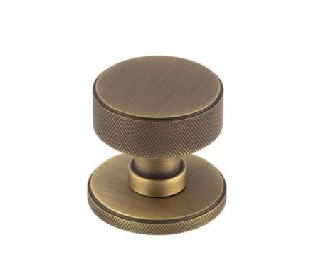 Click Here To Enlarge This Photo Of BUR102AB Frelan Hardware Burlington Westbourne Mortice Door Knob Antique Brass