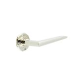 BUR10PN Frelan Hardware Burlington Mayfair Door Handles &lpar;No Outer Rose&rpar; Polished Nickel