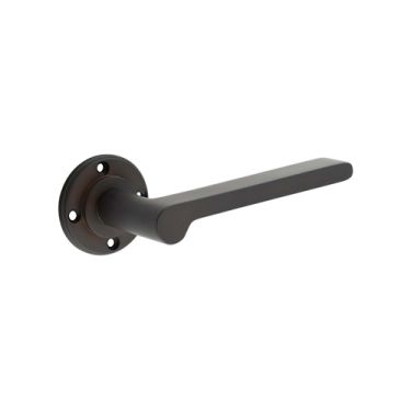 Click Here To Enlarge This Photo Of BUR15DB Frelan Hardware Burlington Fitzrovia Door Handles &lpar;No Outer Rose&rpar; Dark Bronze