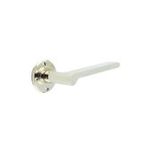 BUR15PN Frelan Hardware Burlington Fitzrovia Door Handles &lpar;No Outer Rose&rpar; Polished Nickel
