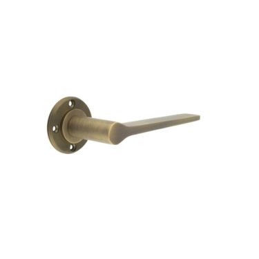 Click Here To Enlarge This Photo Of BUR20AB Frelan Hardware Burlington Knightsbridge Door Handles &lpar;No Outer Rose&rpar; Antique Brass
