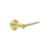 BUR20SB Frelan Hardware Burlington Knightsbridge Door Handles &lpar;No Outer Rose&rpar; Satin Brass
