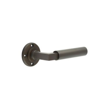 Click Here To Enlarge This Photo Of BUR30DB Frelan Hardware Burlington Westminster Door Handles &lpar;No Outer Rose&rpar; Dark Bronze
