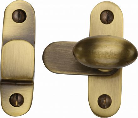 Click Here To Enlarge This Photo Of V1970-AT Heritage Brass Showcase Fastener Antique Brass Finish