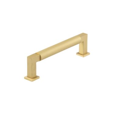 Click Here To Enlarge This Photo Of BUR311SB Frelan Hardware Burlington Westminster Round Cabinet Handle 128mm Satin Brass