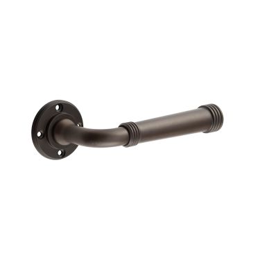 Click Here To Enlarge This Photo Of BUR35DB Frelan Hardware Burlington Highgate Door Handles &lpar;No Outer Rose&rpar; Dark Bronze