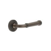 BUR35KIT82 Frelan Hardware Burlington Highgate Door Handles on Reeded Rose Dark Bronze