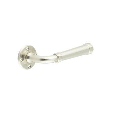Click Here To Enlarge This Photo Of BUR35SN Frelan Hardware Burlington Highgate Door Handles &lpar;No Outer Rose&rpar; Satin Nickel