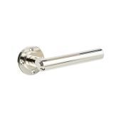 BUR45PN Frelan Hardware Burlington Richmond Door Handles &lpar;No Outer Rose&rpar; Polished Nickel