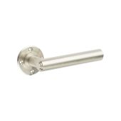 BUR45SN Frelan Hardware Burlington Richmond Door Handles &lpar;No Outer Rose&rpar; Satin Nickel