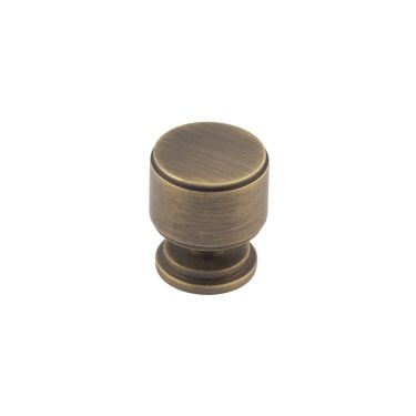 Click Here To Enlarge This Photo Of BUR501AB Frelan Hardware Burlington Belgrave 30mm Stepped Cupboard Knob Antique Brass