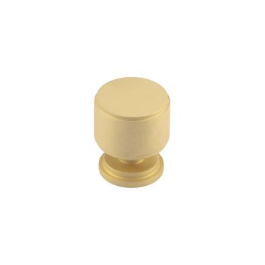 Click Here To Enlarge This Photo Of BUR501SB Frelan Hardware Burlington Belgrave 30mm Stepped Cupboard Knob Satin Brass