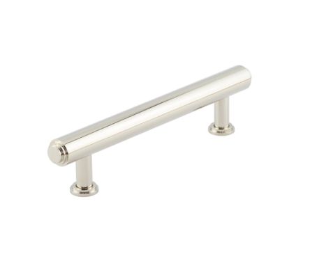 Click Here To Enlarge This Photo Of BUR511PN Frelan Hardware Burlington Belgrave Stepped Cabinet Handle 128mm Polished Nickel