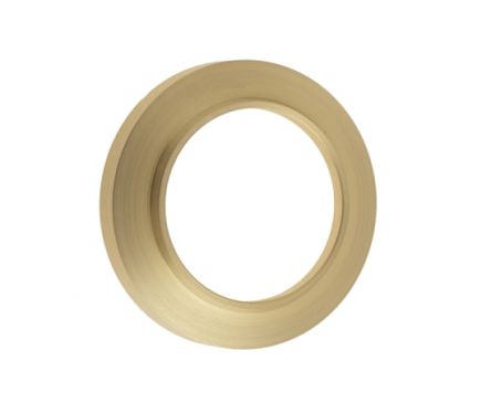 Click Here To Enlarge This Photo Of BUR72SB Frelan Hardware Burlington Chamfered Outer Rose for Escutcheons Satin Brass