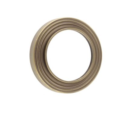 Click Here To Enlarge This Photo Of BUR74AB Frelan Hardware Burlington Reeded Outer Rose for Escutcheons Antique Brass
