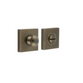 BUR-80AB-150AB Frelan Hardware Burlington Turn & Release &lpar;Inner 1&rpar; Square Plain Rose Antique Brass