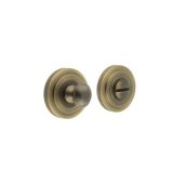 BUR-80AB-52AB Frelan Hardware Burlington Turn & Release &lpar;Inner 1&rpar; Stepped Rose Antique Brass