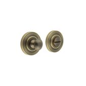 BUR-80AB-53AB Frelan Hardware Burlington Turn & Release &lpar;Inner 1&rpar; Reeded Rose Antique Brass