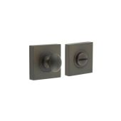 BUR-80DB-150DB Frelan Hardware Burlington Turn & Release &lpar;Inner 1&rpar; Square Plain Rose Dark Bronze