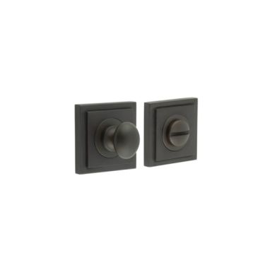 Click Here To Enlarge This Photo Of BUR-80DB-152DB Frelan Hardware Burlington Turn & Release &lpar;Inner 1&rpar; Square Stepped Rose Dark Bronze