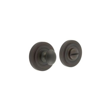 Click Here To Enlarge This Photo Of BUR-80DB-52DB Frelan Hardware Burlington Turn & Release &lpar;Inner 1&rpar; Stepped Rose Dark Bronze
