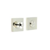BUR-80PN-150PN Frelan Hardware Burlington Turn & Release &lpar;Inner 1&rpar; Square Plain Rose Polished Nickel