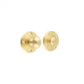 BUR80SB Frelan Hardware Burlington Turns & Release &lpar;Inner 1&rpar; &lpar;No Outer Rose&rpar; Satin Brass
