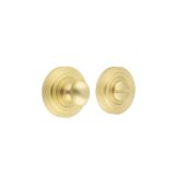 BUR-80SB-52SB Frelan Hardware Burlington Turn & Release &lpar;Inner 1&rpar; Stepped Rose Satin Brass