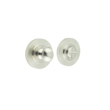 Click Here To Enlarge This Photo Of BUR-80SN-50SN Frelan Hardware Burlington Turn & Release &lpar;Inner 1&rpar; Plain Rose Satin Nickel