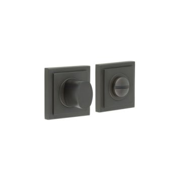 Click Here To Enlarge This Photo Of BUR-81DB-152DB Frelan Hardware Burlington Turn & Release &lpar;Inner 3&rpar; Square Stepped Rose Dark Bronze