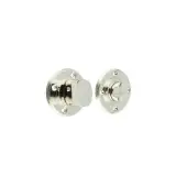 BUR81PN Frelan Hardware Burlington Turns & Release &lpar;Inner 3&rpar; &lpar;No Outer Rose&rpar; Polished Nickel