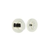 BUR-81PN-50PN Frelan Hardware Burlington Turn & Release &lpar;Inner 3&rpar; Plain Rose Polished Nickel