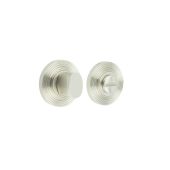 BUR-81SN-53SN Frelan Hardware Burlington Turn & Release &lpar;Inner 3&rpar; Reeded Rose Satin Nickel