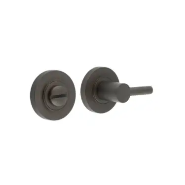 Click Here To Enlarge This Photo Of BUR-82DB-50DB Frelan Hardware Burlington Easy Turn & Release on Plain Rose Dark Bronze