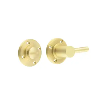 Click Here To Enlarge This Photo Of BUR82SB Frelan Hardware Burlington Easy Turn & Release &lpar;No Outer Rose&rpar; Satin Brass