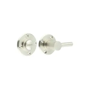 Click Here To Enlarge This Photo Of BUR82SN Frelan Hardware Burlington Easy Turn & Release &lpar;No Outer Rose&rpar; Satin Nickel