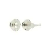 BUR82SN Frelan Hardware Burlington Easy Turn & Release &lpar;No Outer Rose&rpar; Satin Nickel