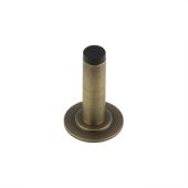 BUR-970AB-973AB Frelan Hardware Burlington Plain 75mm Wall Mounted Door Stop &lpar;Stepped Rose&rpar; Antique Brass