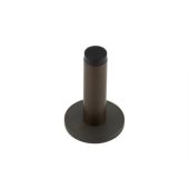 BUR-970DB-969DB Frelan Hardware Burlington Plain 75mm Wall Mounted Door Stop &lpar;Knurled Rose&rpar; Dark Bronze