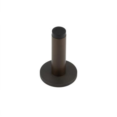 Click Here To Enlarge This Photo Of BUR-970DB-971DB Frelan Hardware Burlington Plain 75mm Wall Mounted Door Stop &lpar;Plain Rose&rpar; Dark Bronze