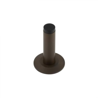 Click Here To Enlarge This Photo Of BUR-970DB-972DB Frelan Hardware Burlington Plain 75mm Wall Mounted Door Stop &lpar;Chamfered Rose&rpar; Dark Bronze
