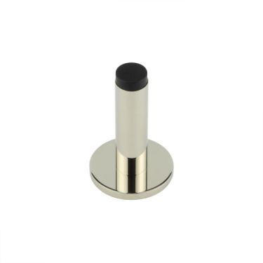 Click Here To Enlarge This Photo Of BUR-970PN-971PN Frelan Hardware Burlington Plain 75mm Wall Mounted Door Stop &lpar;Plain Rose&rpar; Polished Nickel
