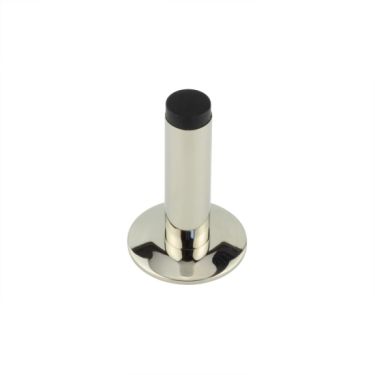 Click Here To Enlarge This Photo Of BUR-970PN-972PN Frelan Hardware Burlington Plain 75mm Wall Mounted Door Stop &lpar;Chamfered Rose&rpar; Polished Nickel
