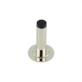 BUR-970PN-973PN Frelan Hardware Burlington Plain 75mm Wall Mounted Door Stop &lpar;Stepped Rose&rpar; Polished Nickel