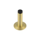 BUR-970SB-972SB Frelan Hardware Burlington Plain 75mm Wall Mounted Door Stop &lpar;Chamfered Rose&rpar; Satin Brass