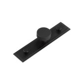 HOX-130MB-6090MB Frelan Hardware Hoxton Wenlock Cupboard Knob 30mm on Stepped Backplate Matt Black